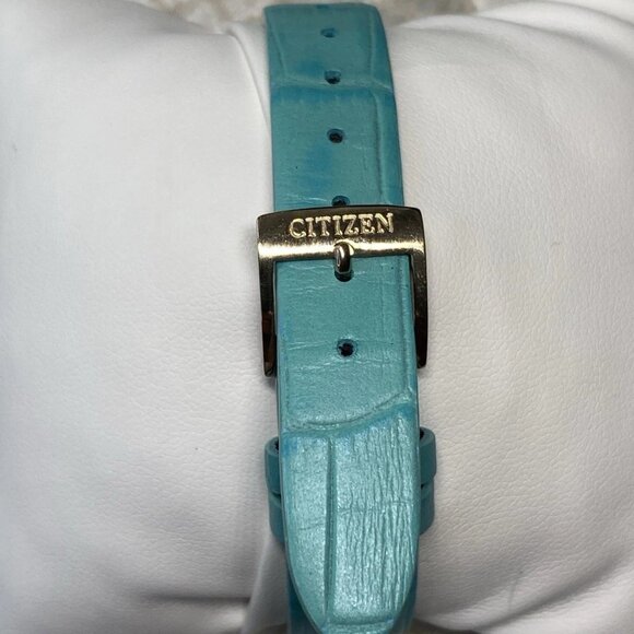 Citizen Eco-Drive Gold Tone Watch Near NOS Original Strap Japan - Picture 4 of 15